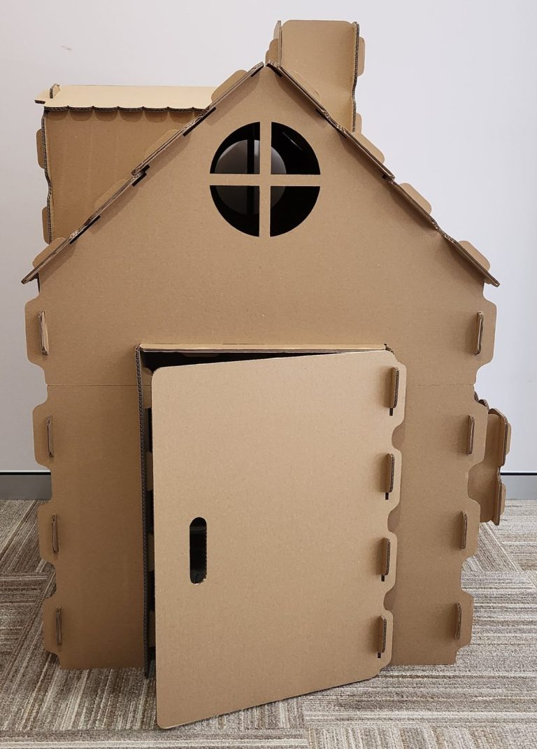 Children's Cardboard Indoor Cubby House HD Cardboards — free download